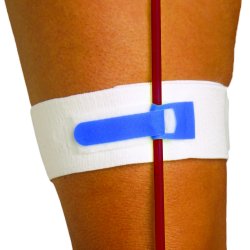 Foley Catheter Tube Holder with Dual-Locking Tabs