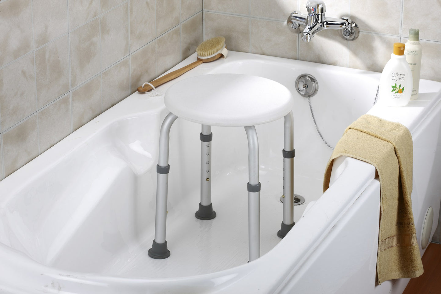 Round Bath Stool