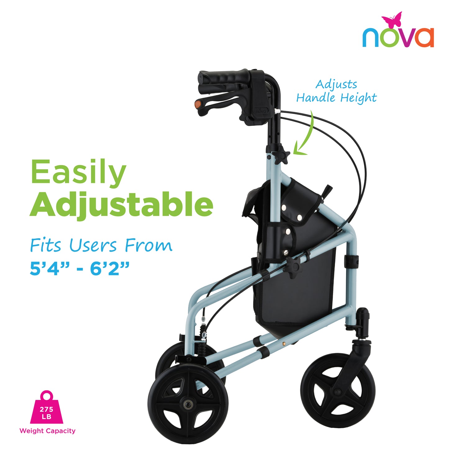 Active Three Wheel Rollator
