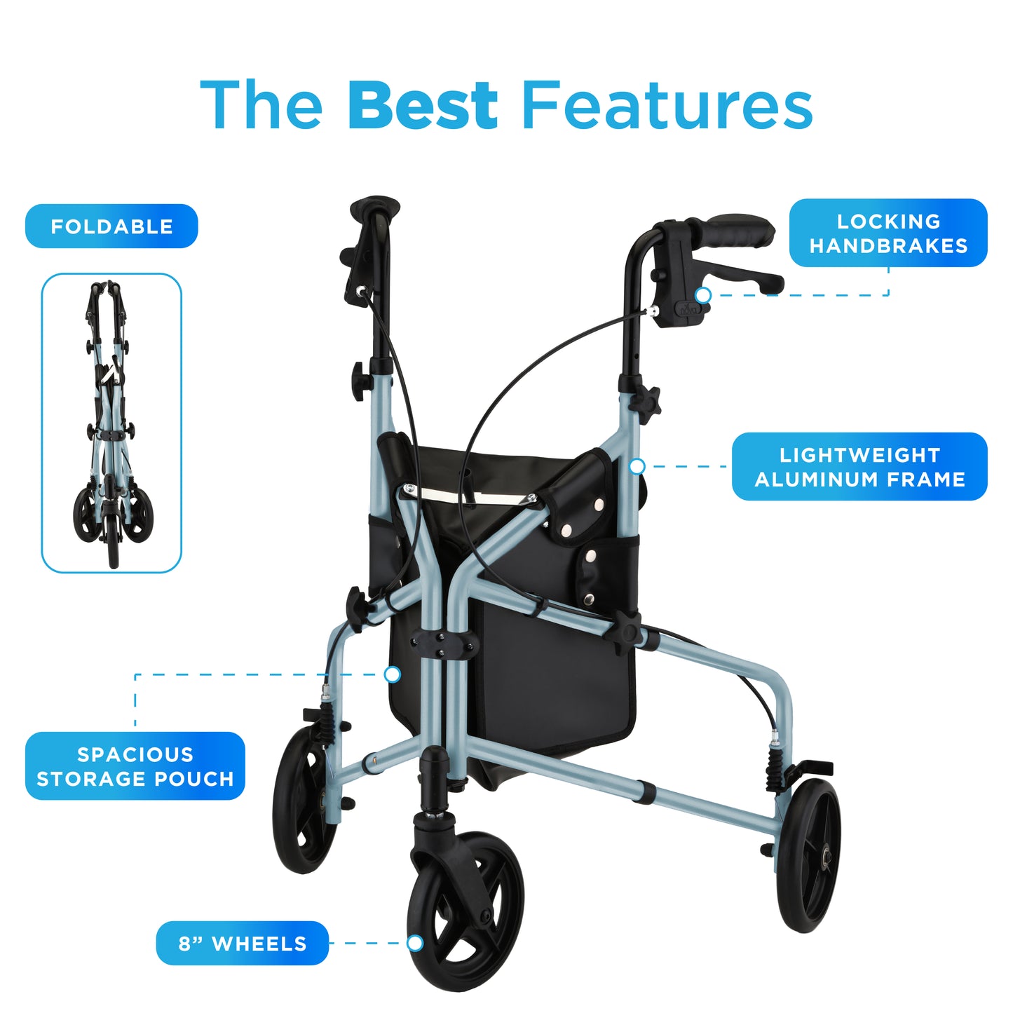 Active Three Wheel Rollator