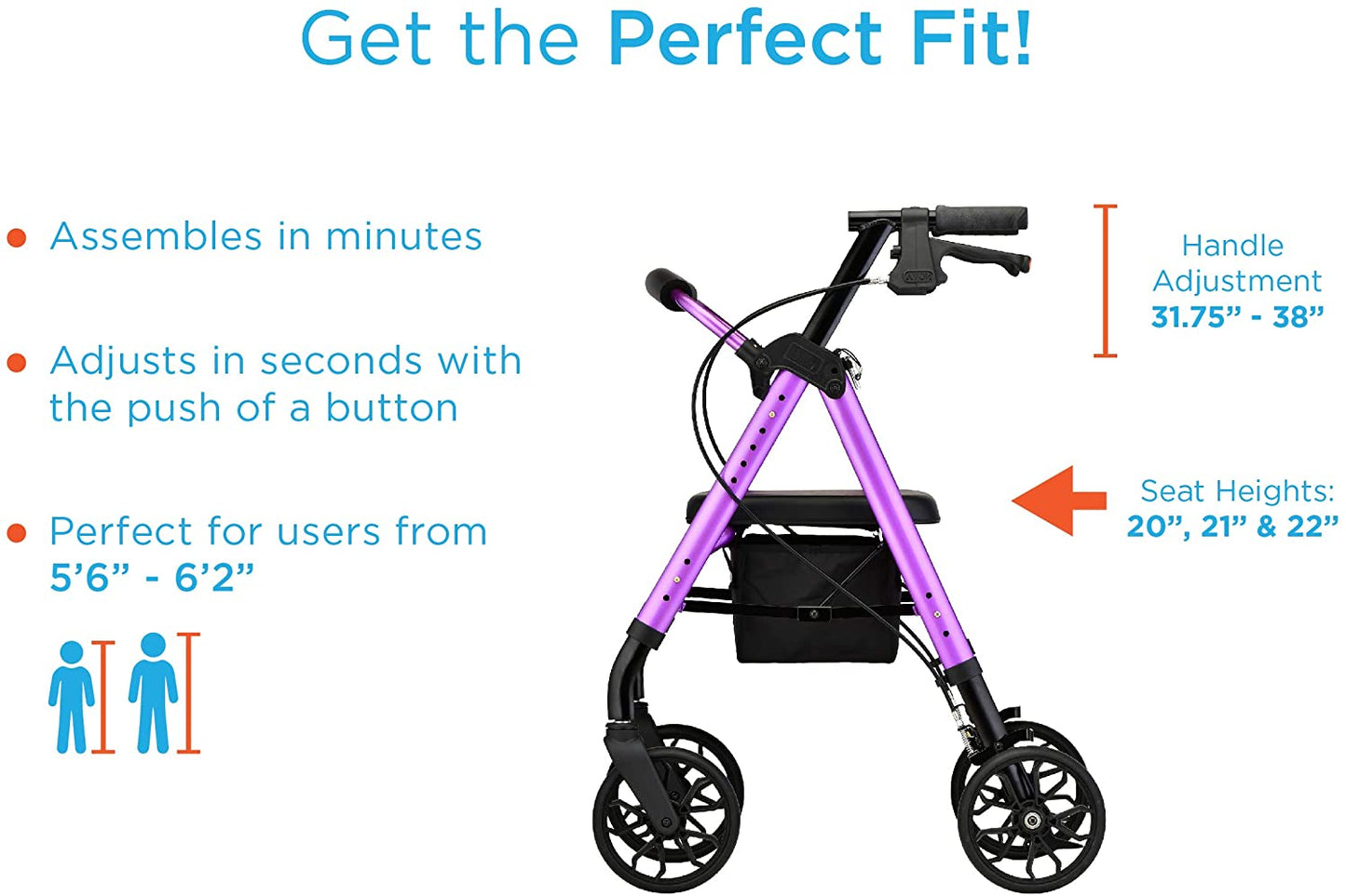 Star 8 Rolling Walker