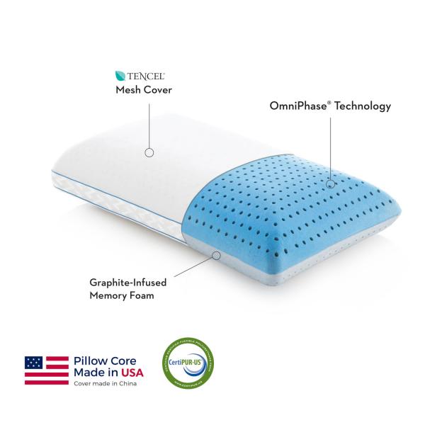 Malouf CarbonCool + OmniPhase Pillow