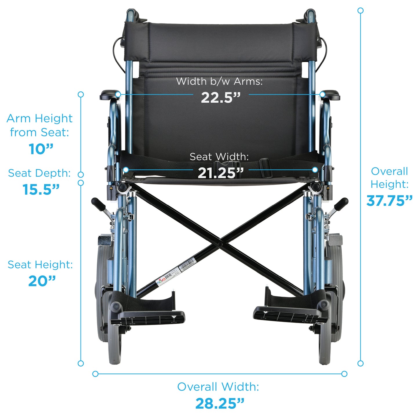 Heavy Duty Transport Chair