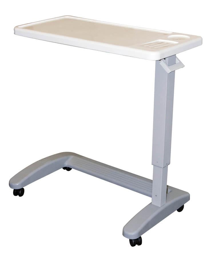 White Overbed Table