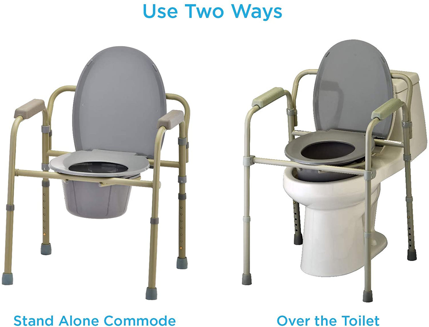 3 in 1 Folding Commode