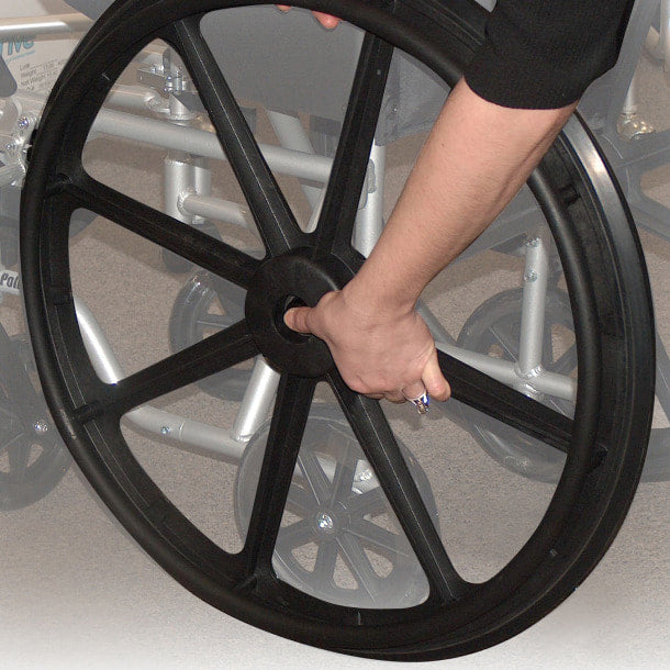 Wheelchair and Transport Chair Combination