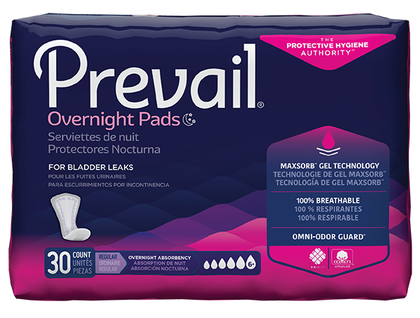 Prevail Overnight Pads