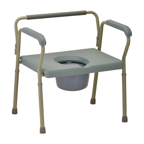Heavy Duty Commode with Extra-Wide Seat
