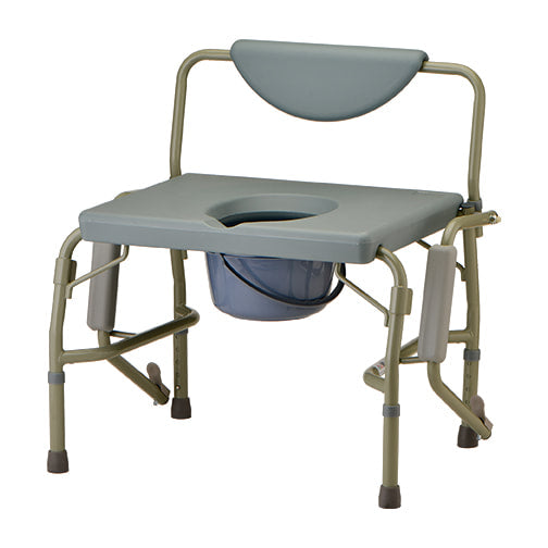 Heavy Duty Commode with Extra-Wide Seat