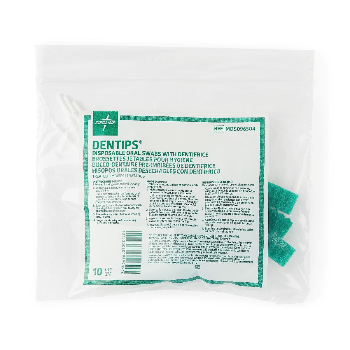 Treated Oral Swabs