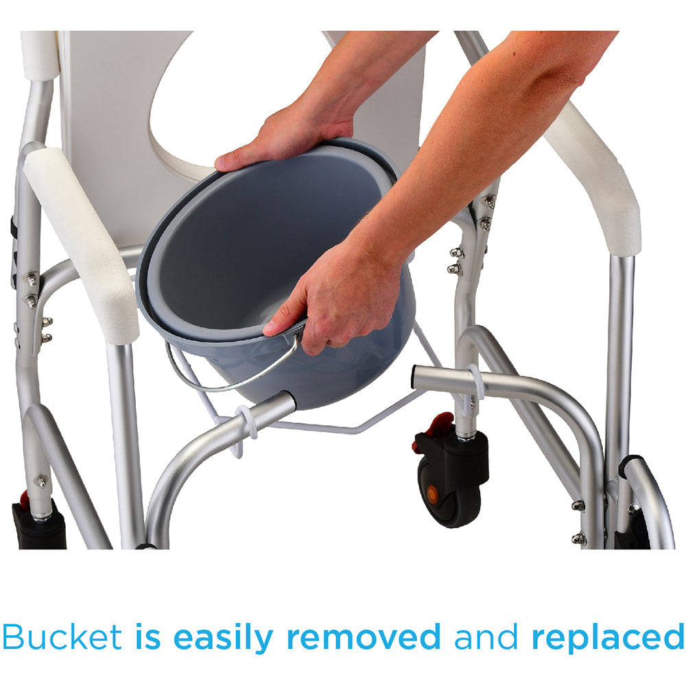 Deluxe Shower Chair and Commode