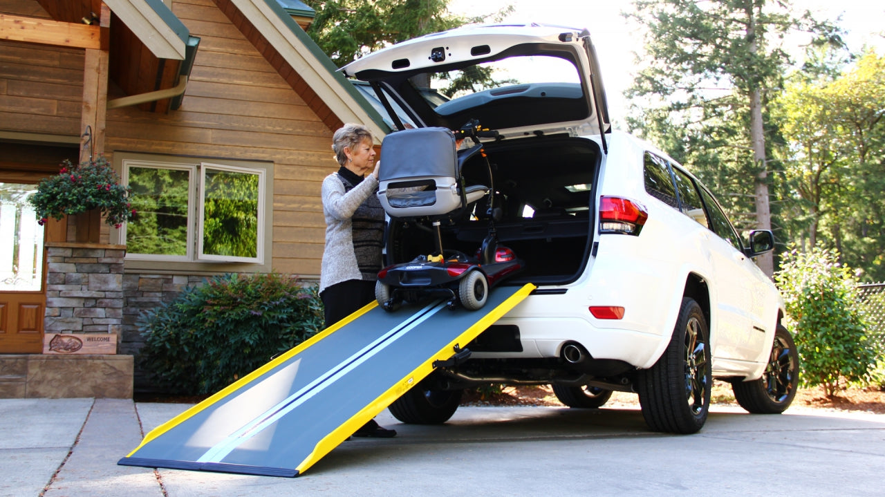 Graphite Fiber Singlefold Wheelchair Ramp