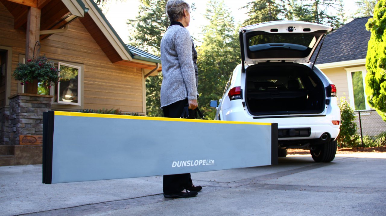 Graphite Fiber Singlefold Wheelchair Ramp