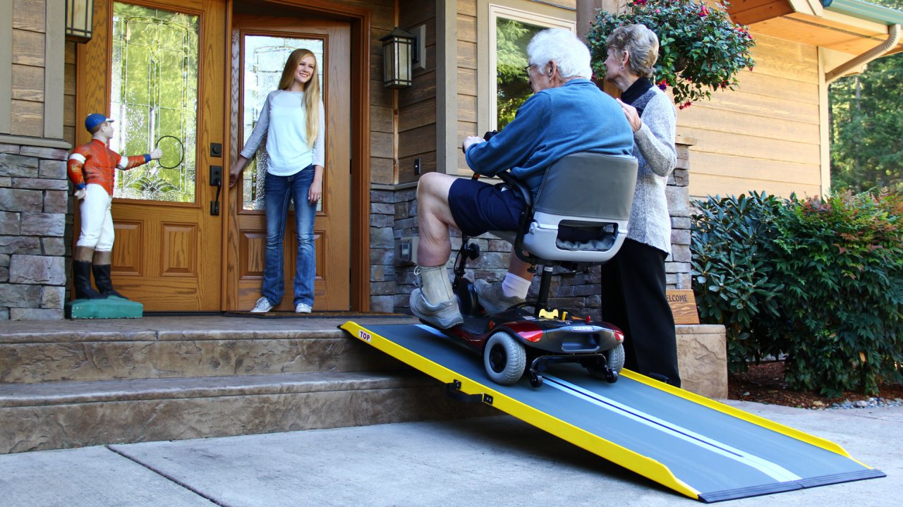 Graphite Fiber Singlefold Wheelchair Ramp