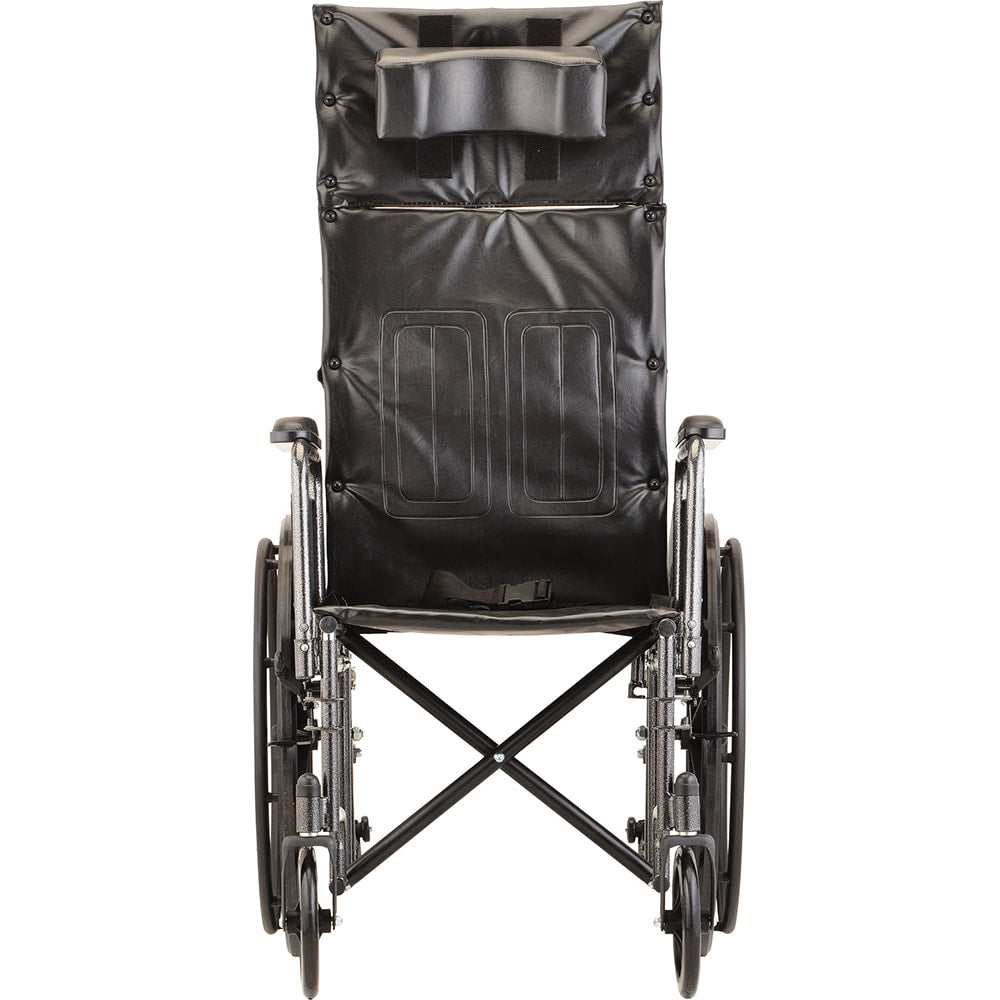 Recliner Wheelchair With Contour Headrest
