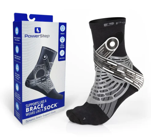 PowerStep Dynamic Ankle Support Sock