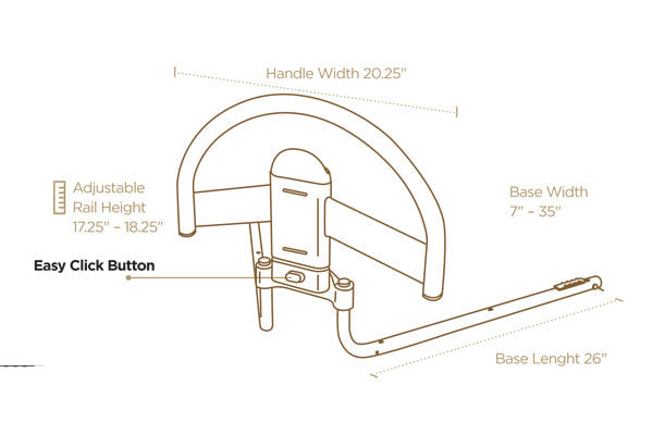Freedom Click Bed Handle