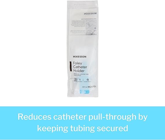 Foley Catheter Tube Holder with Dual-Locking Tabs