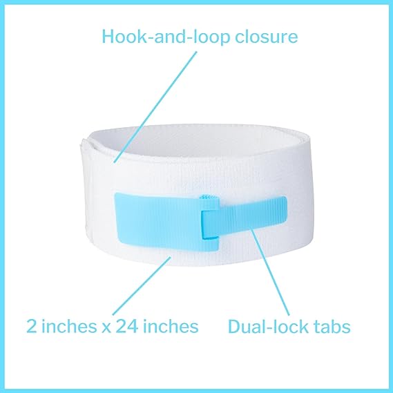 Foley Catheter Tube Holder with Dual-Locking Tabs