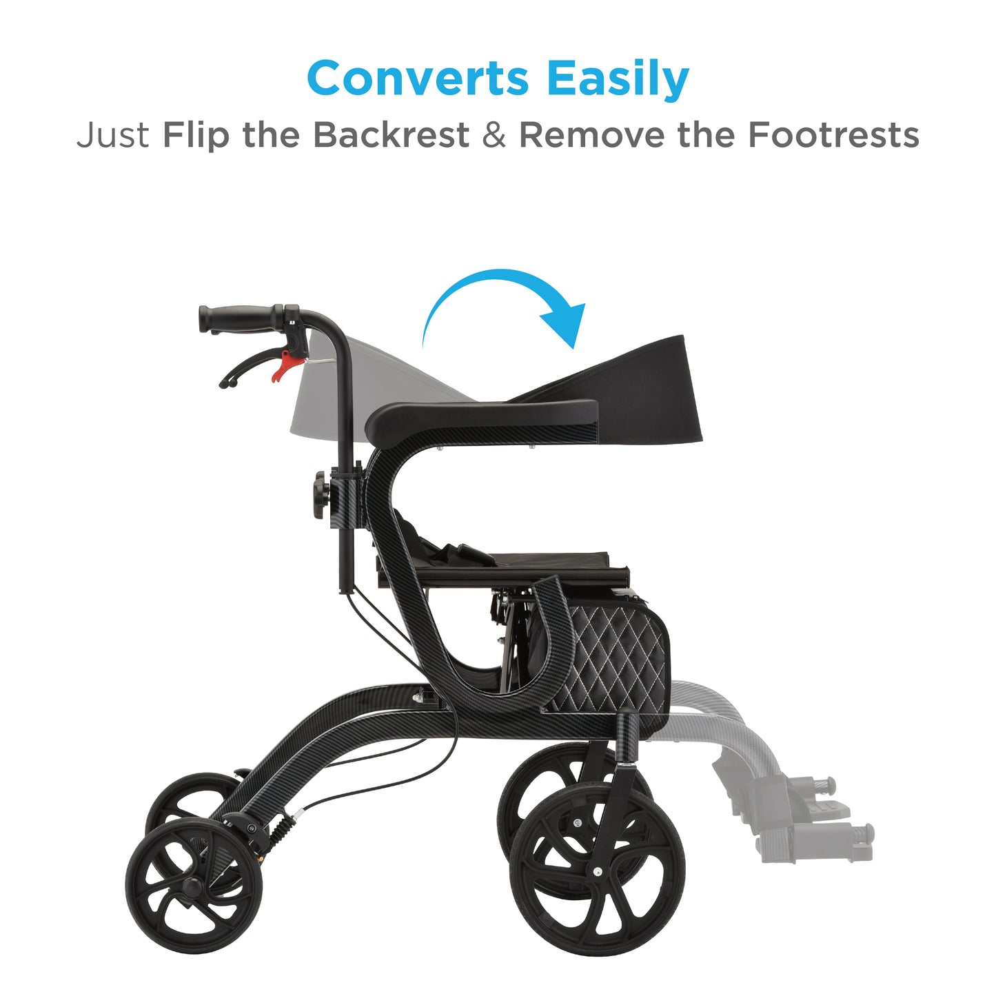Gemini 2 in 1 Rollator Transport Chair