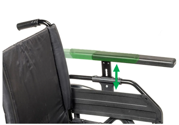 Viper Wheelchair with Universal Armrests