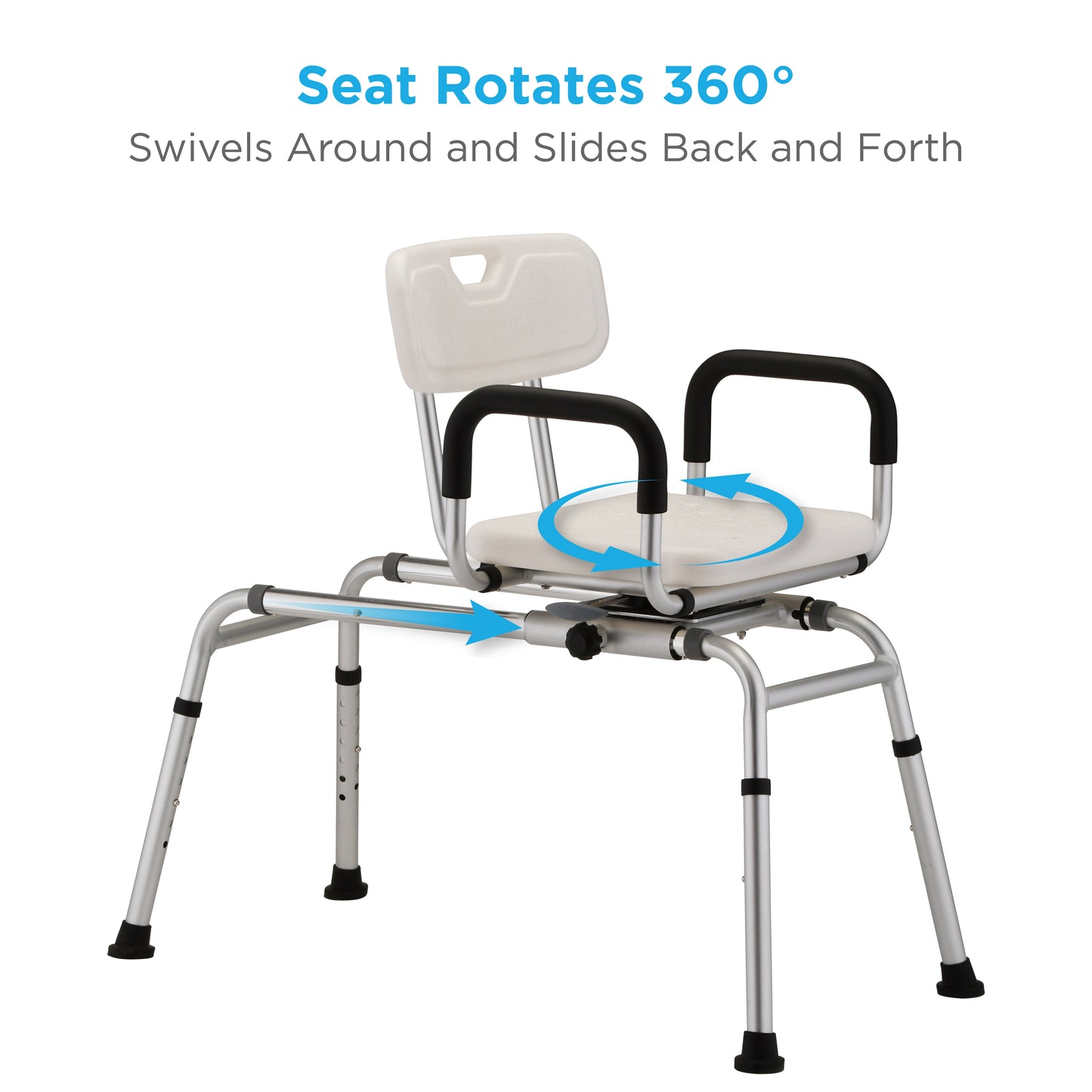 Sliding Swivel Seat Transfer Bench