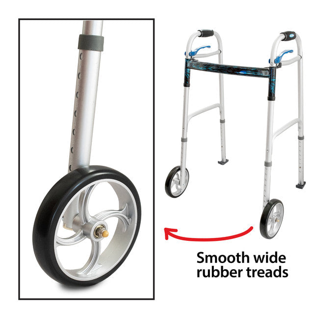 Vortex Universal 7 Inch Walker Replacement Wheels Kit