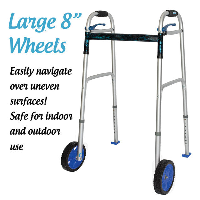 Off-Road Walker 8 Inch Wheel Kit with Universal FlexFit Ski Glides