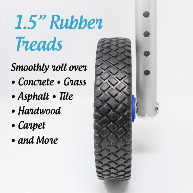 Off-Road Walker 8 Inch Wheel Kit with Universal FlexFit Ski Glides