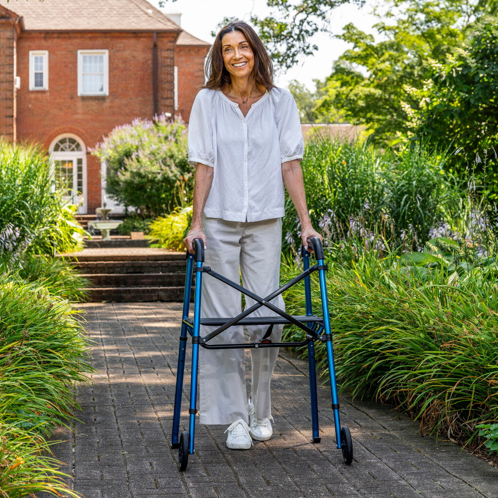 Front Wheel Walker With Seat