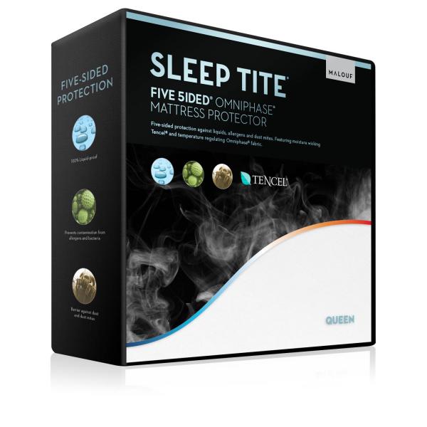 Five Sided Mattress Protector with Tencel and Omniphase