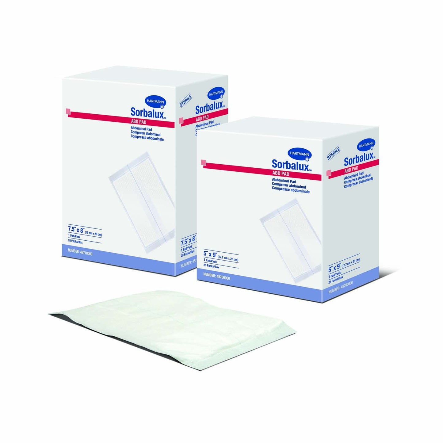 Sorbalux Abdominal Pads