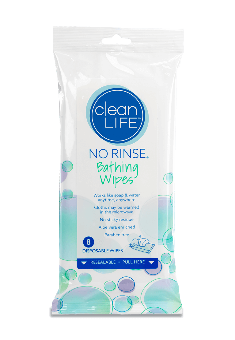 No Rinse Bathing Wipes